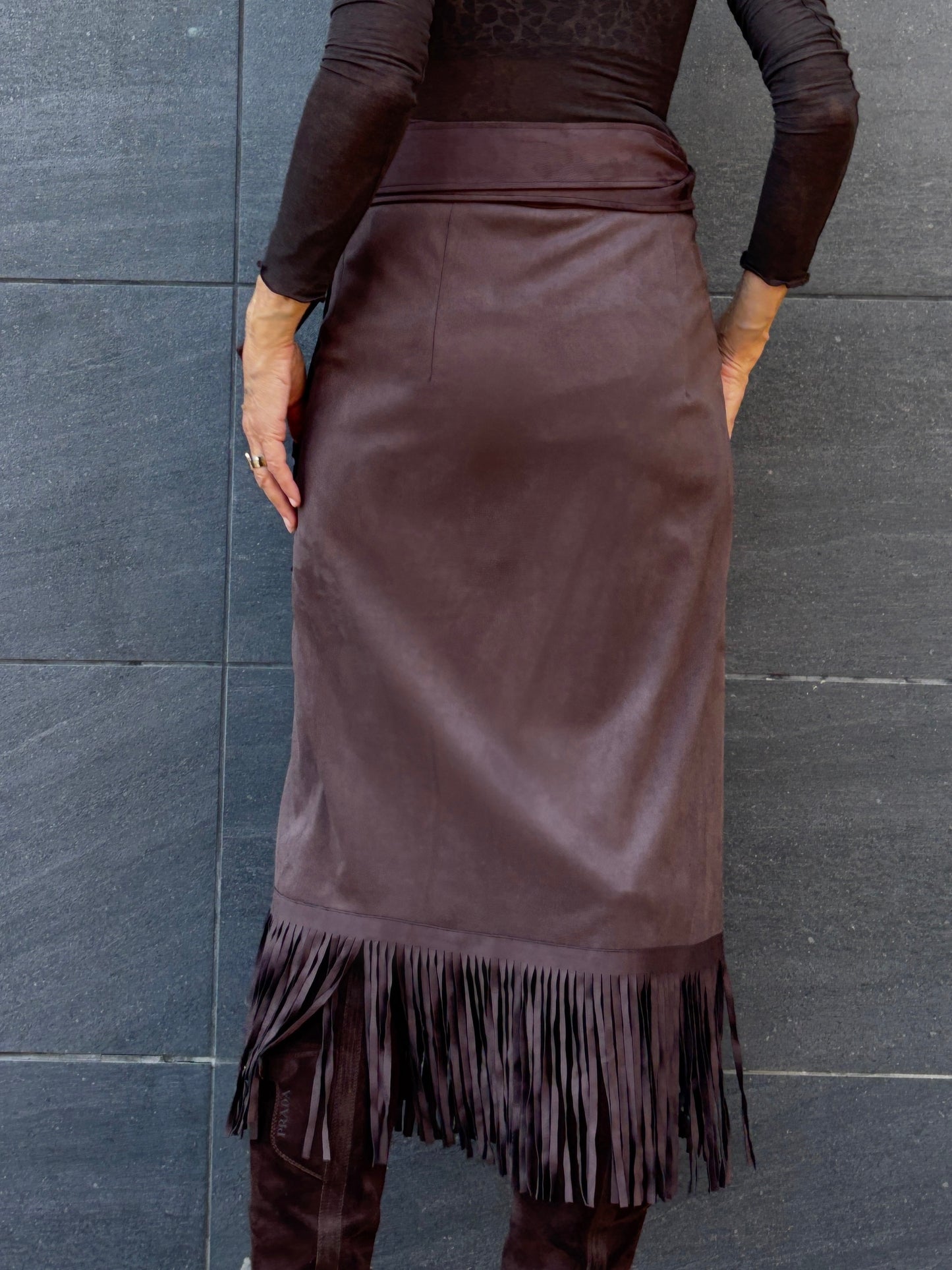 Falda de flecos AMALIA - TO2509