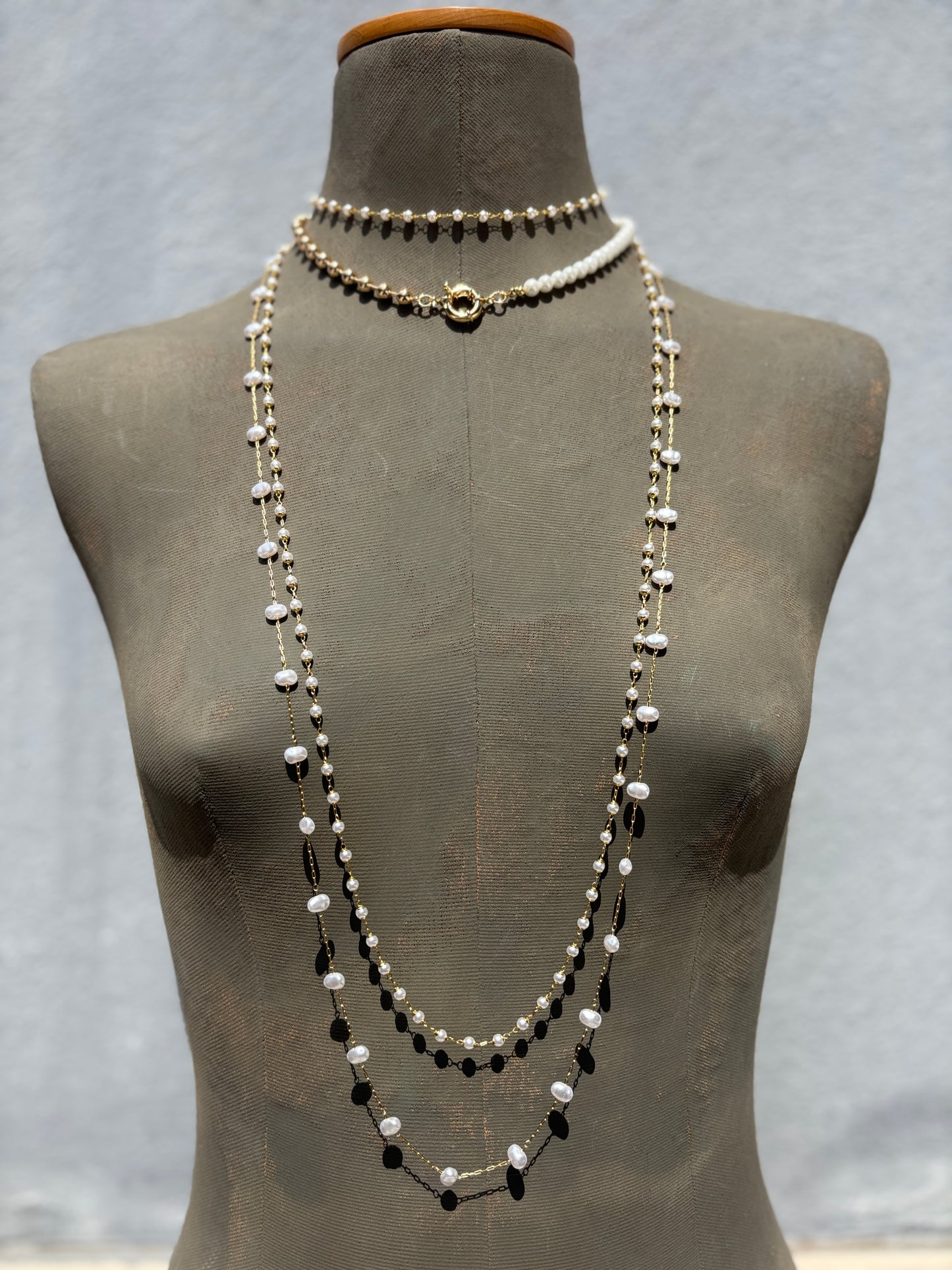 Collares CASCADA PERLAS-TP2360