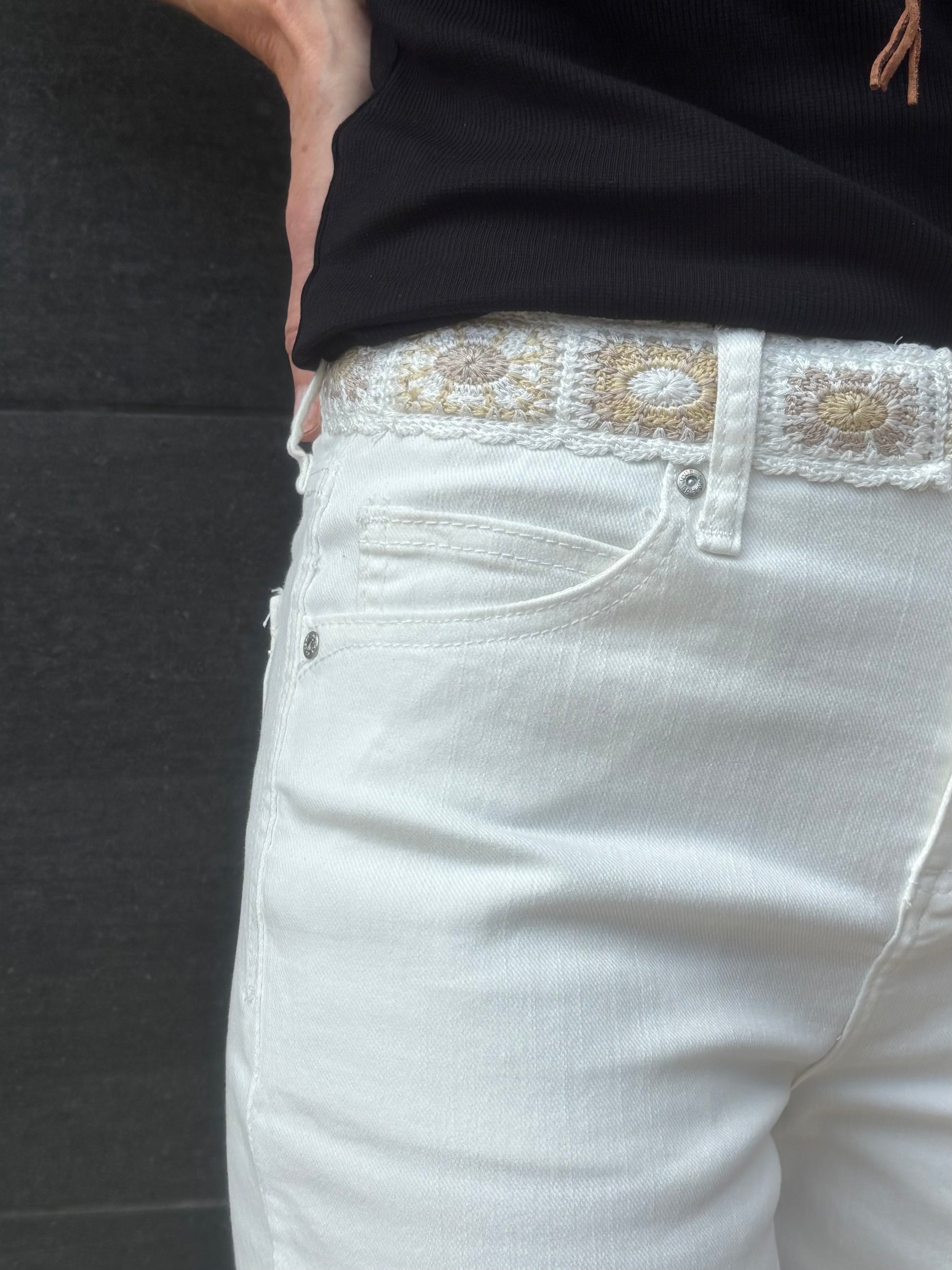 Jeans blanco NOA -TP2605 - elisabetolive