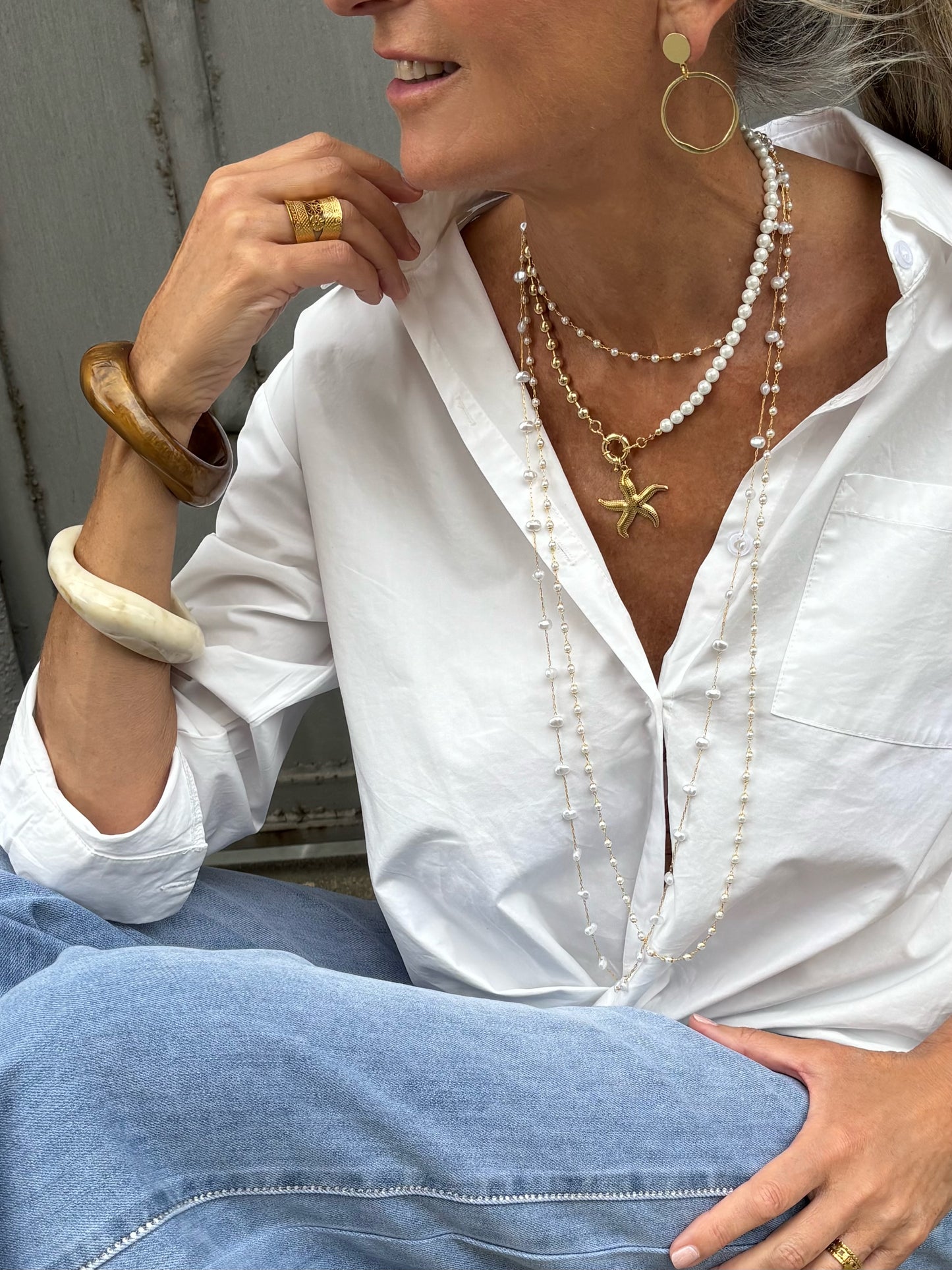 Collares CASCADA PERLAS-TP2360 - elisabetolive