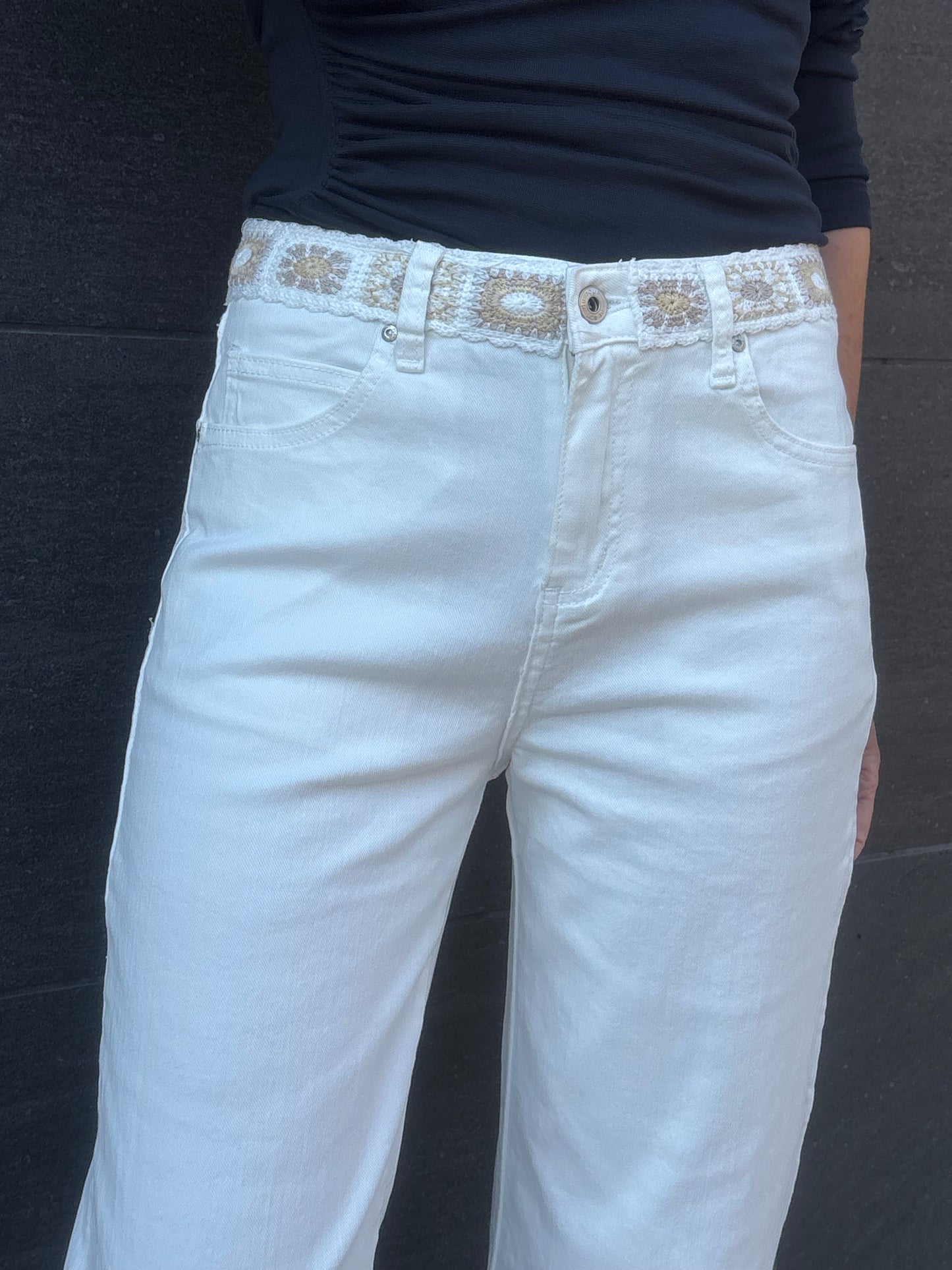 Jeans blanco NOA -TP2605 - elisabetolive