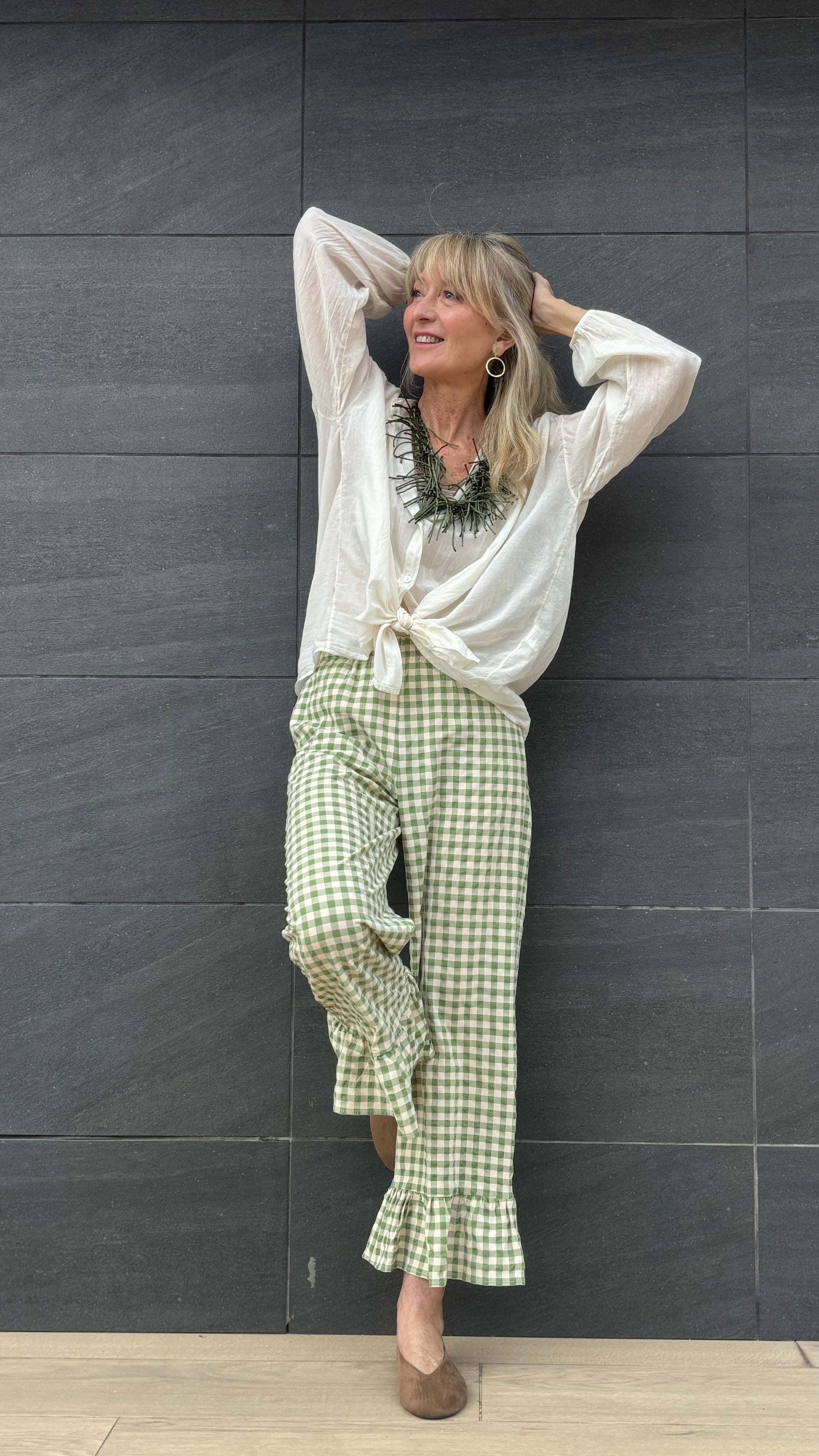 Pantalón modelo VICHY - TP2405 - elisabetolive