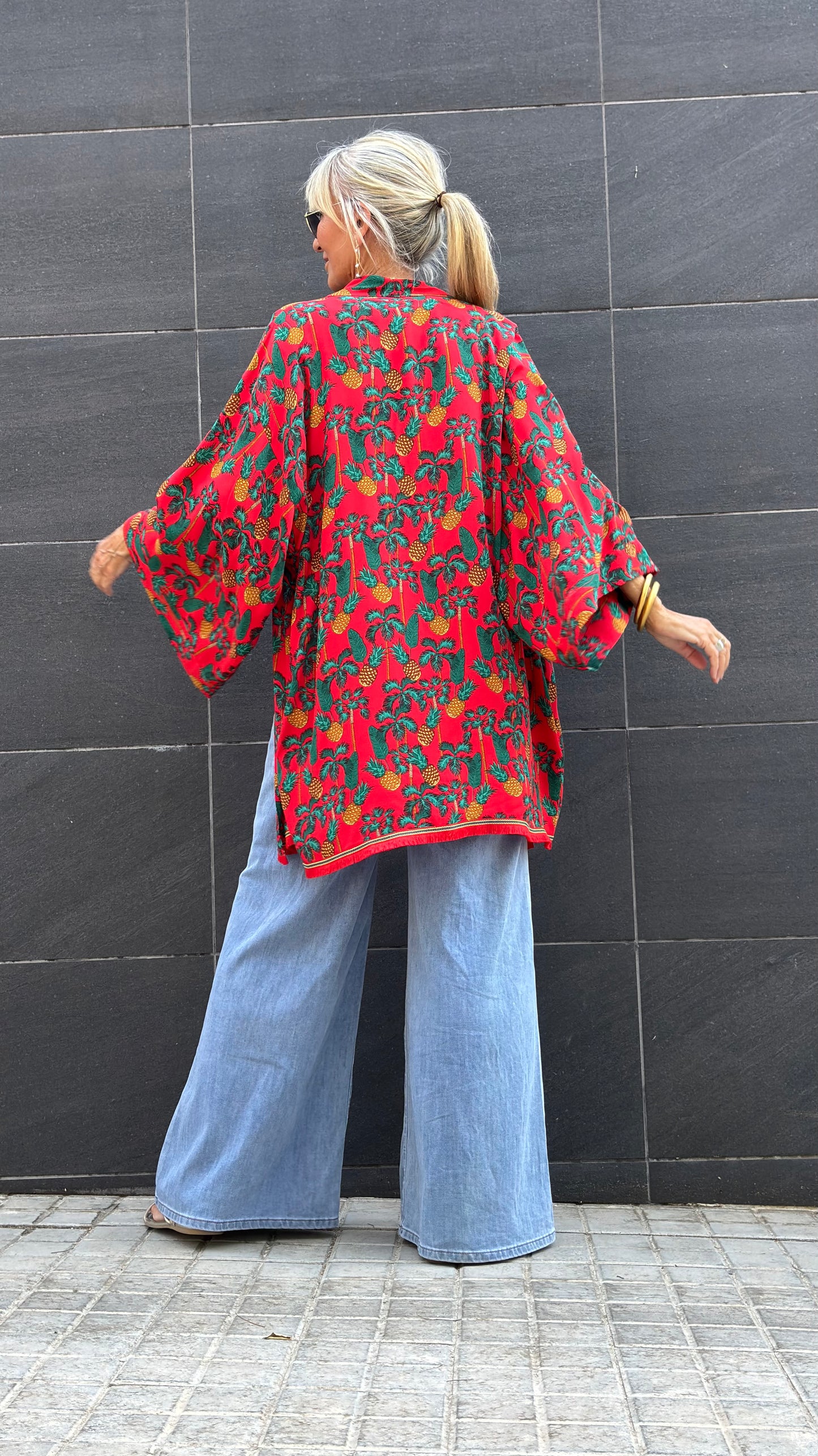 Kimono AKEMI PALM - TP2501 - elisabetolive