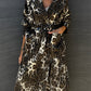 Gabardina GIA animal print