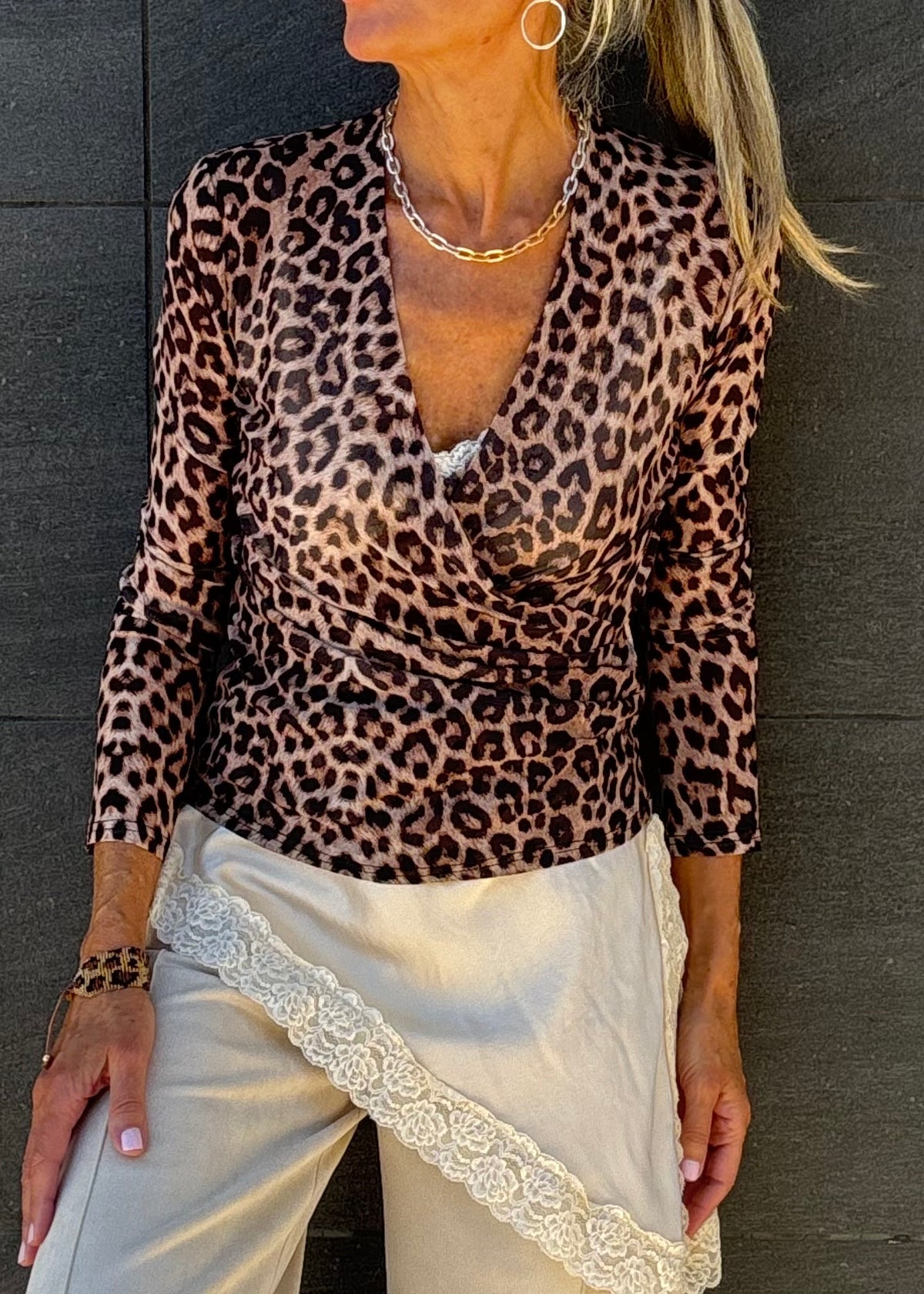 Top ALEYA animal print- 26
