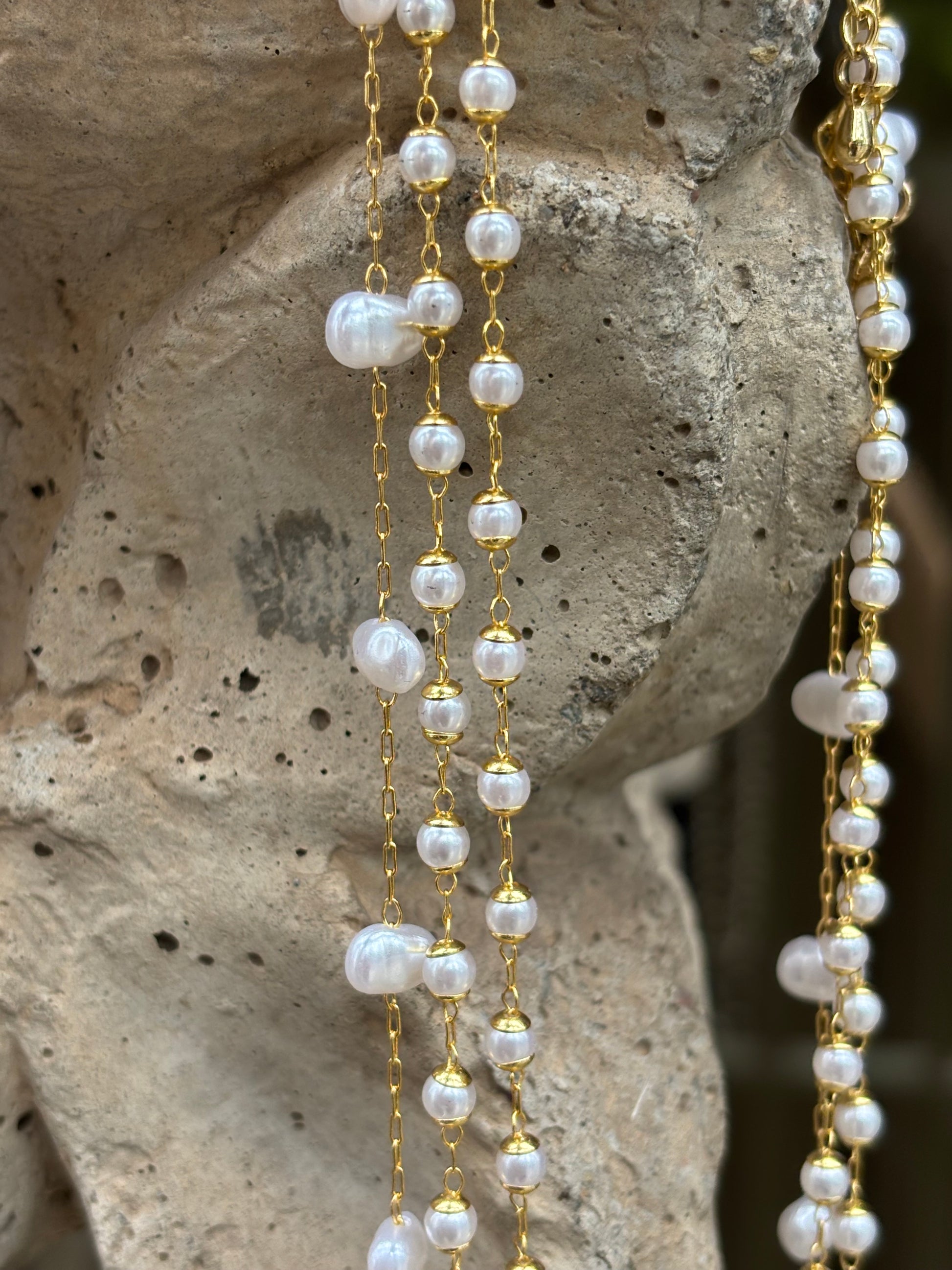 Collares CASCADA PERLAS-TP2360 - elisabetolive