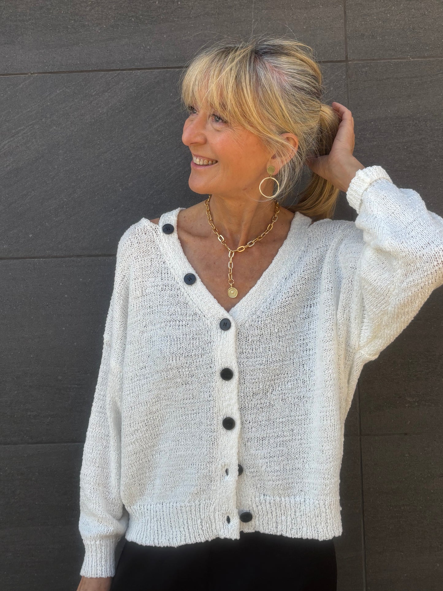 chaqueta de punto ROXANA -TP2608 - elisabetolive