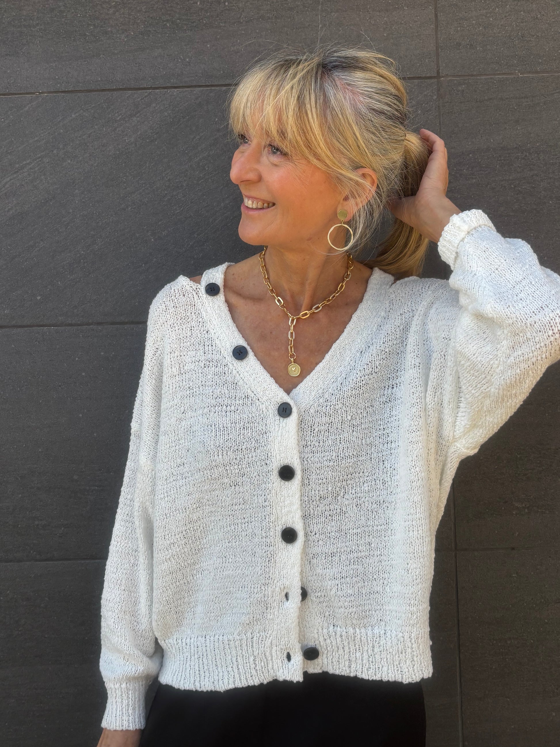 chaqueta de punto ROXANA -TP2608 - elisabetolive