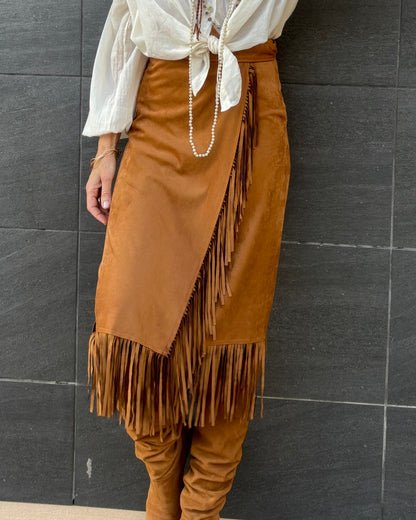 Falda de flecos AMALIA - TO2509