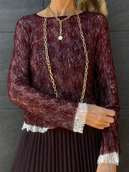 Blusa de punto INTI -TO2505 - elisabetolive