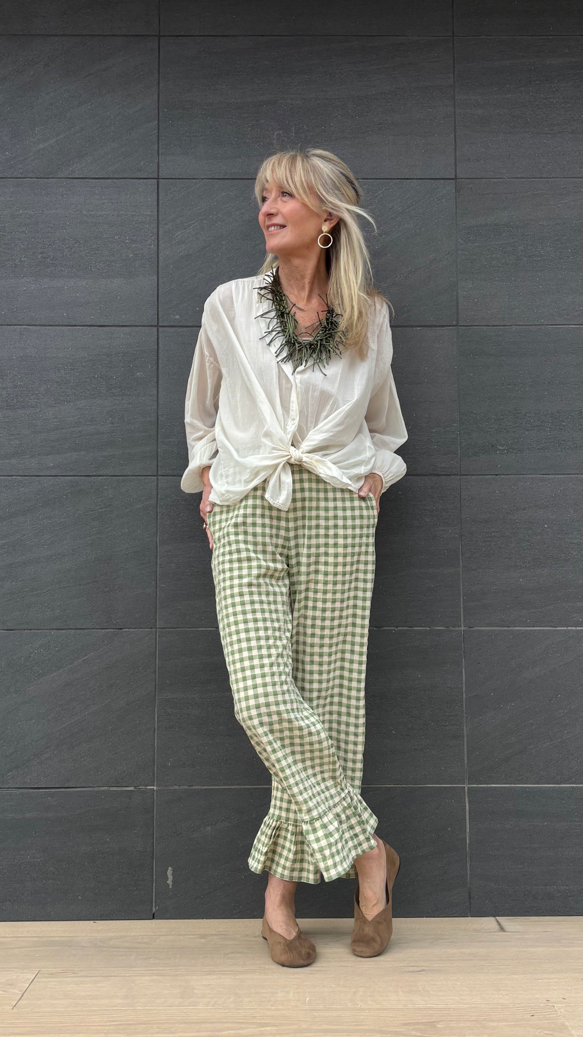 Pantalón modelo VICHY - TP2405 - elisabetolive