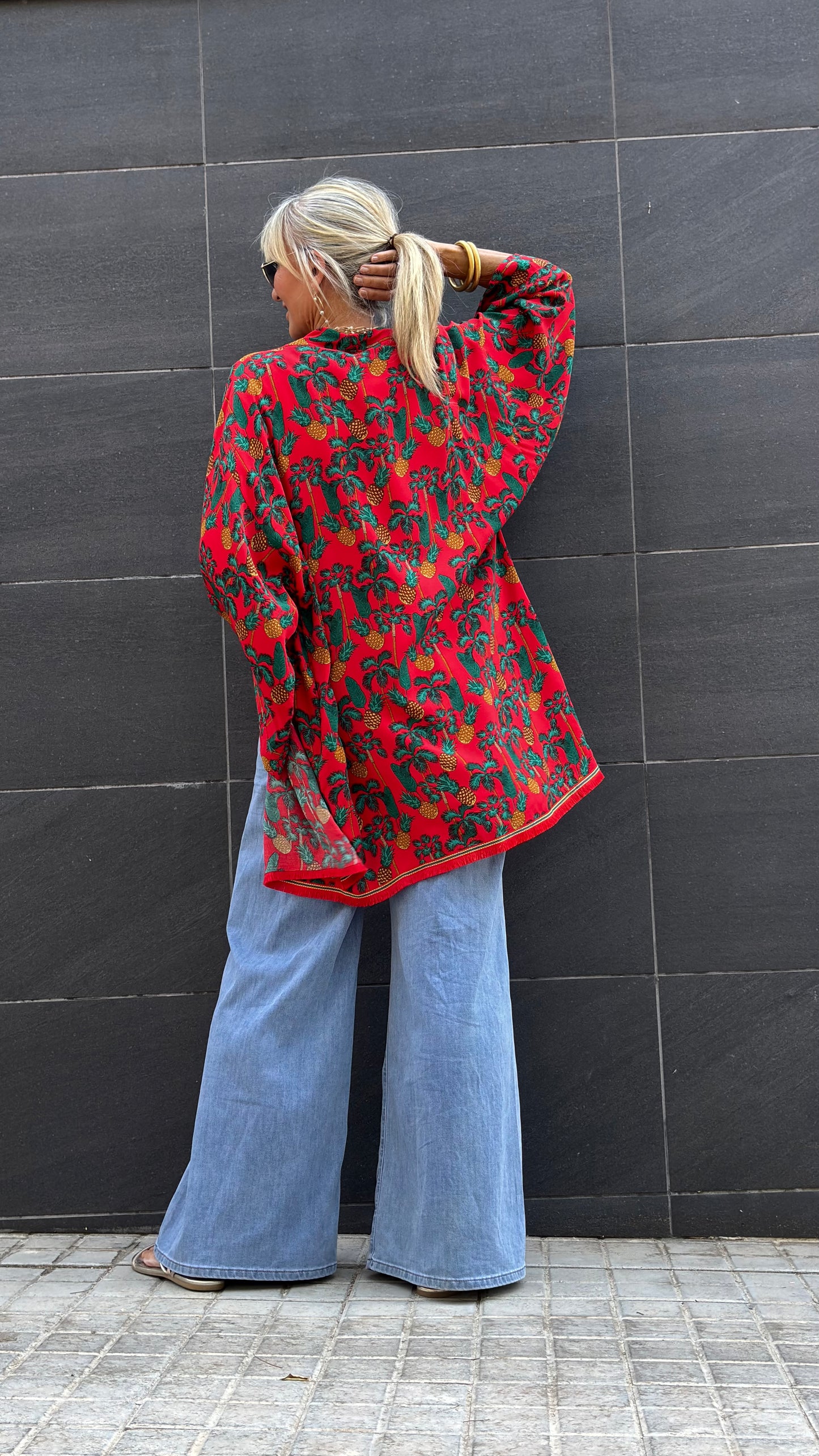 Kimono AKEMI PALM - TP2501 - elisabetolive