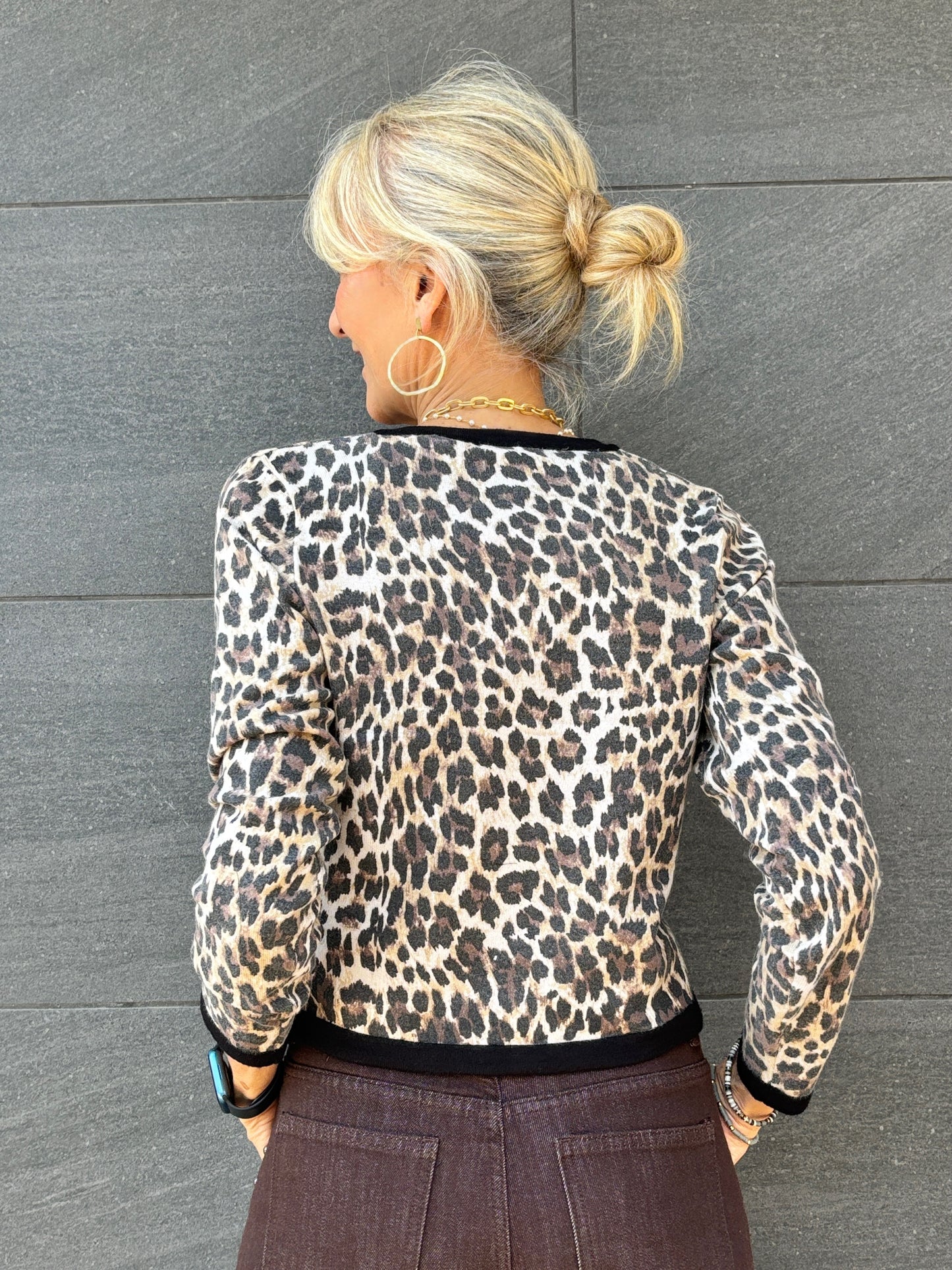 Chaqueta de punto PRINT TP2506 -L