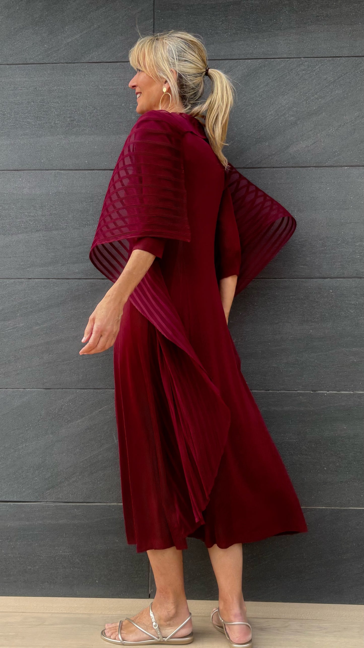 Vestido plisado MEI - TO2507 - elisabetolive