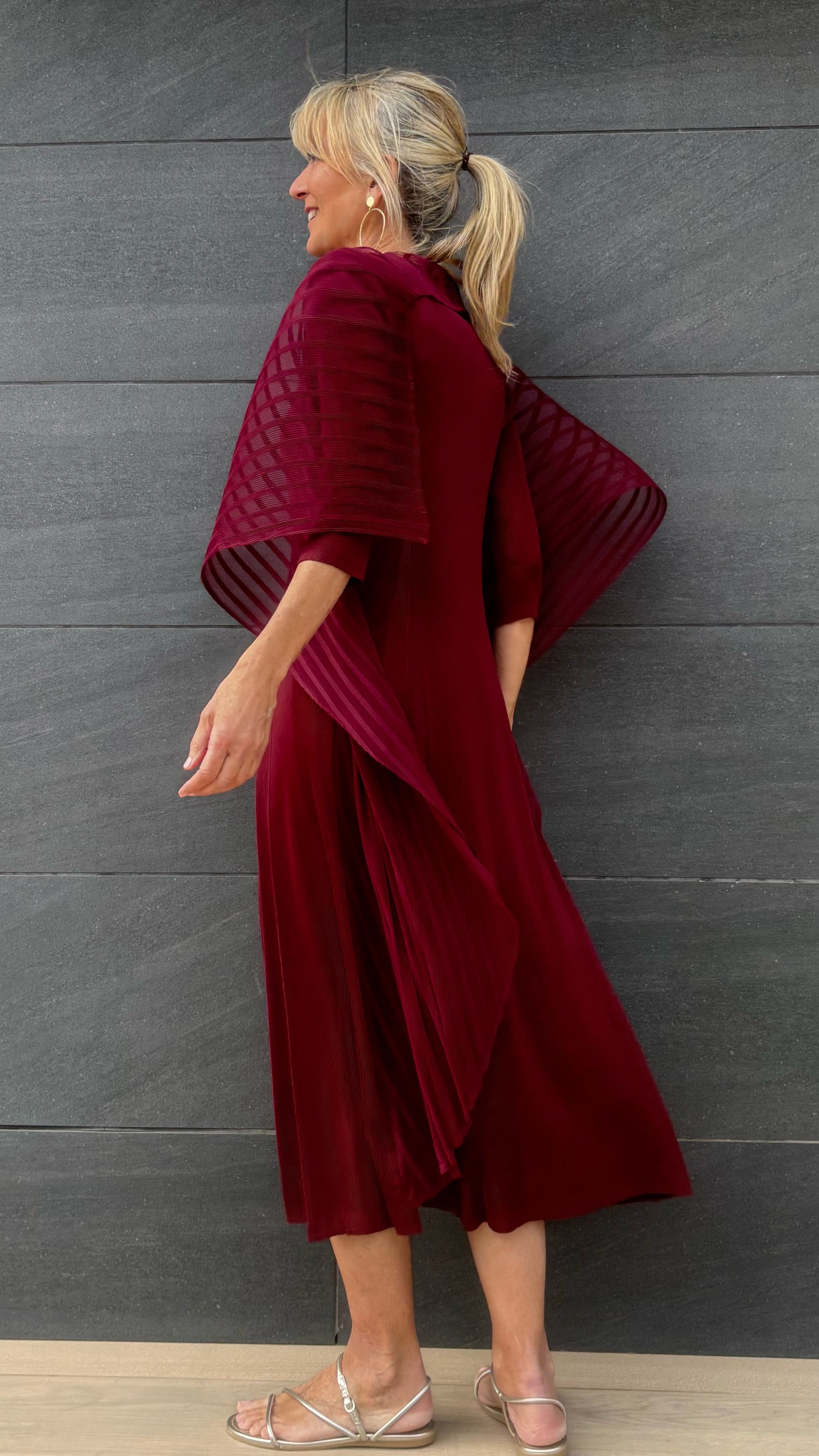 Vestido plisado MEI - TO2507 - elisabetolive