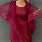 Vestido plisado MEI - TO2507 - elisabetolive