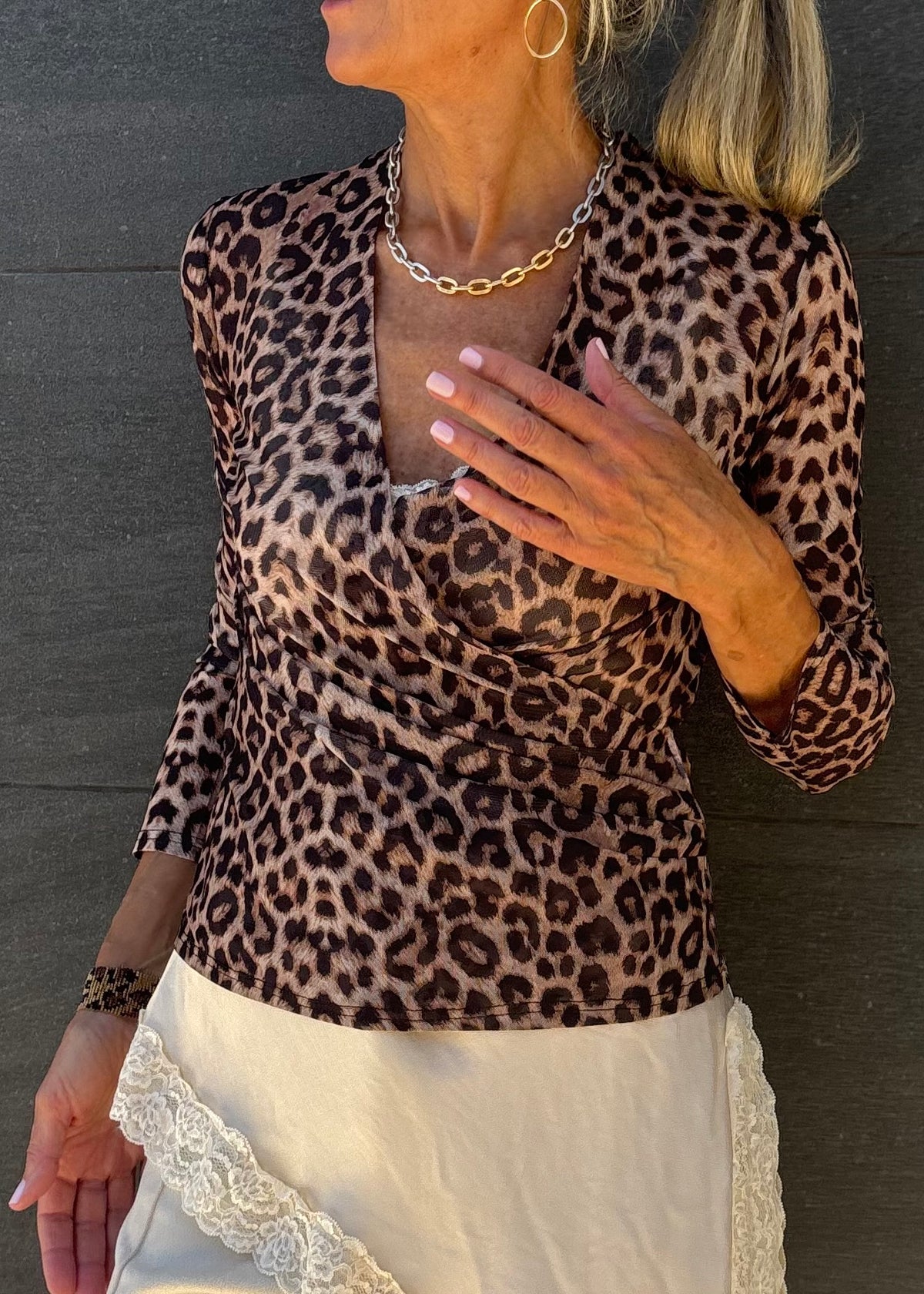 Top ALEYA animal print- 26