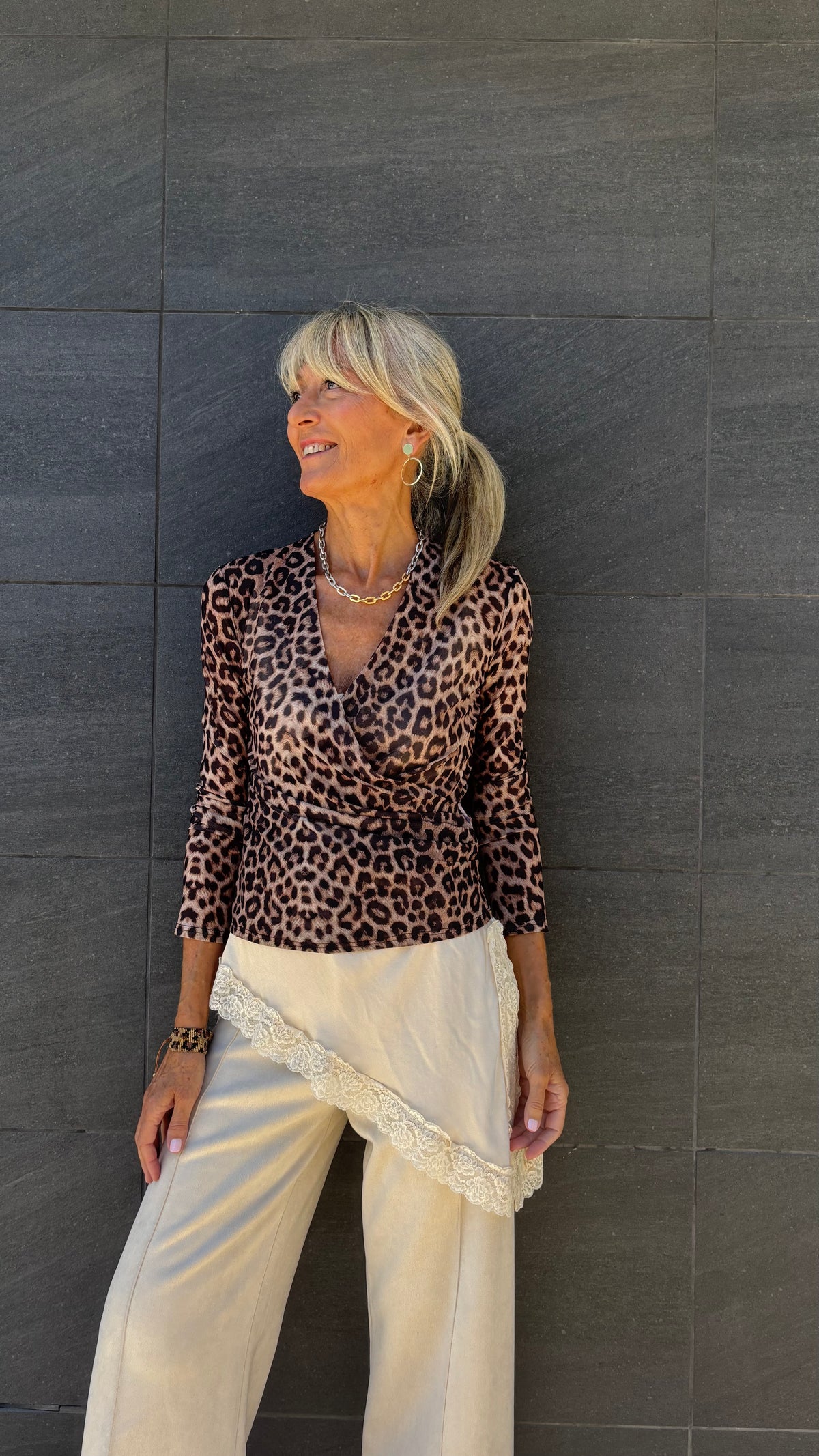 Top ALEYA animal print- 26