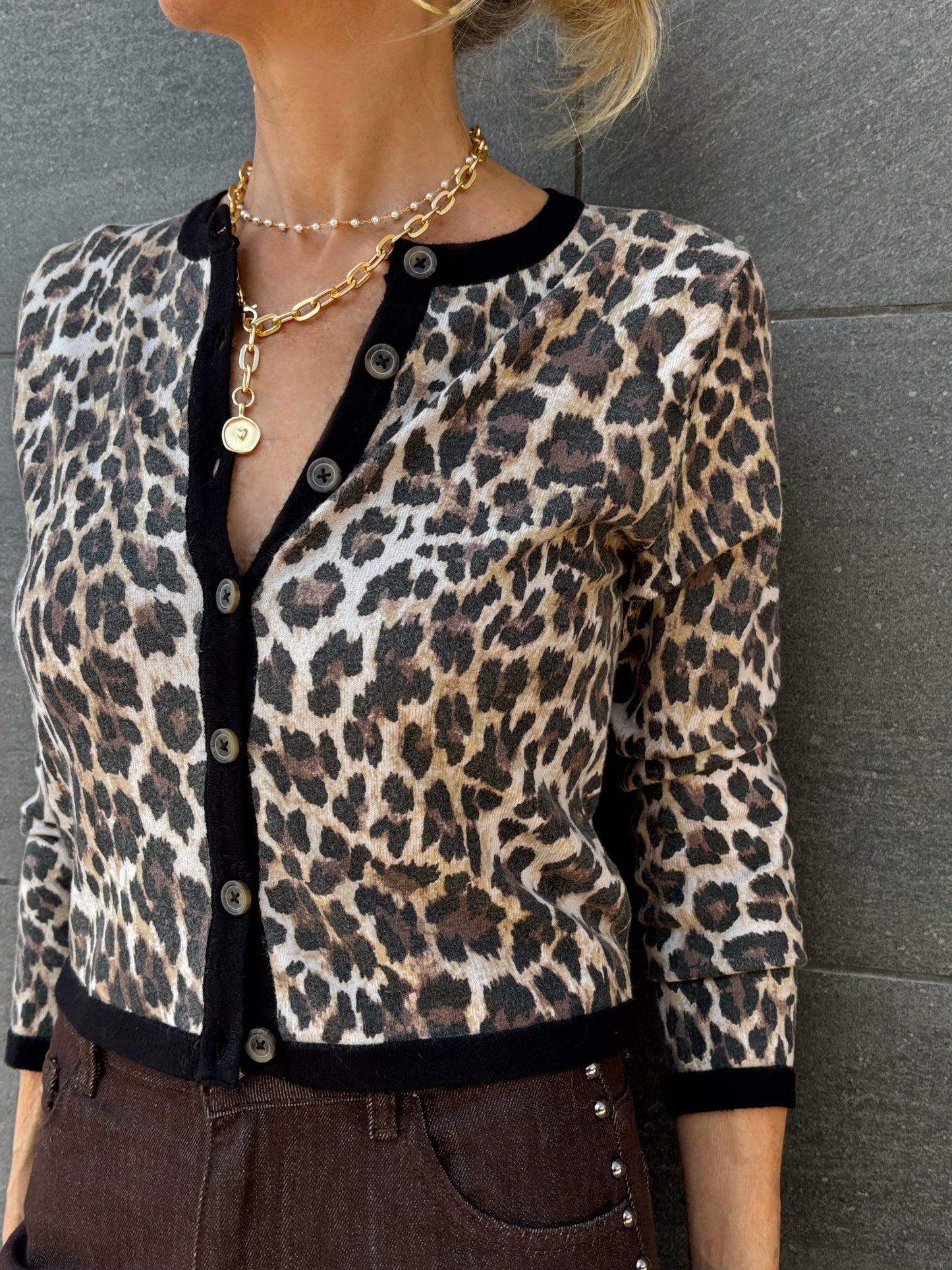 Chaqueta de punto PRINT TP2506 -L