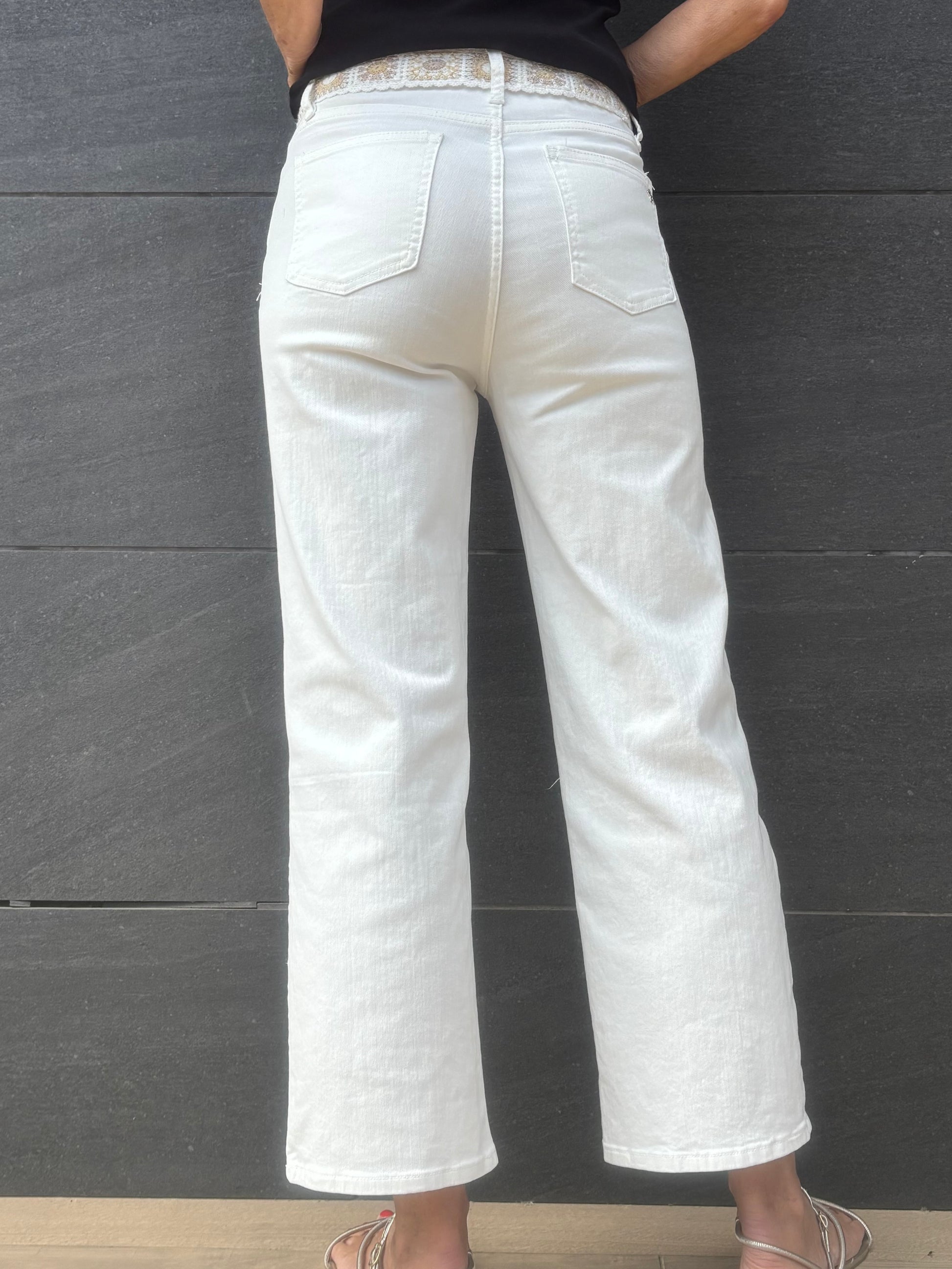 Jeans blanco NOA -TP2605 - elisabetolive
