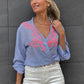 Blusa bordada NAIA -TP2605 - elisabetolive