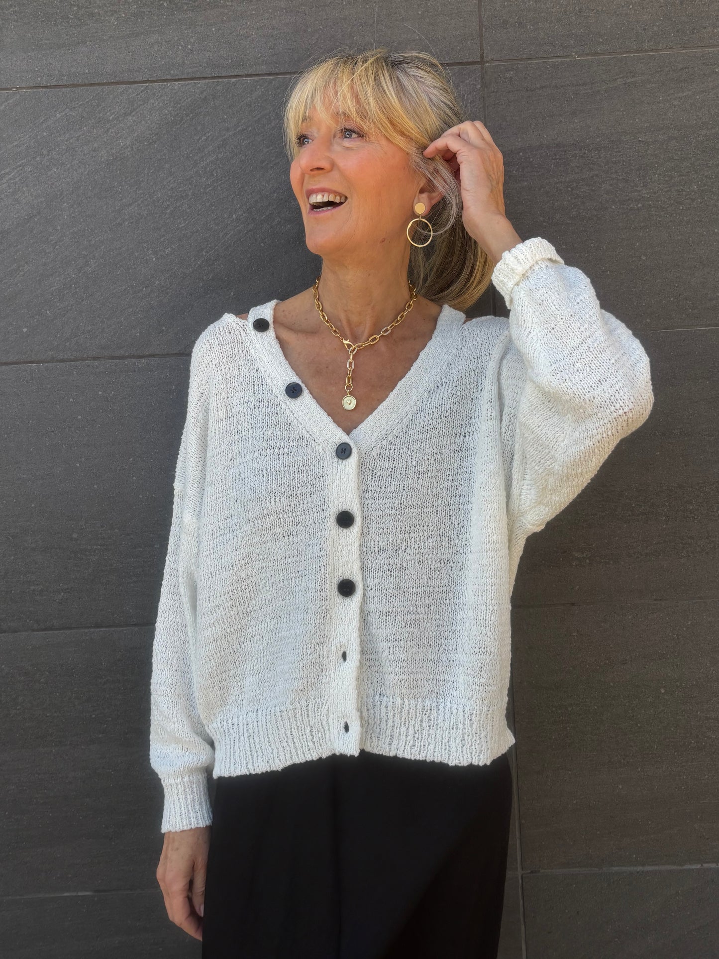 chaqueta de punto ROXANA -TP2608 - elisabetolive