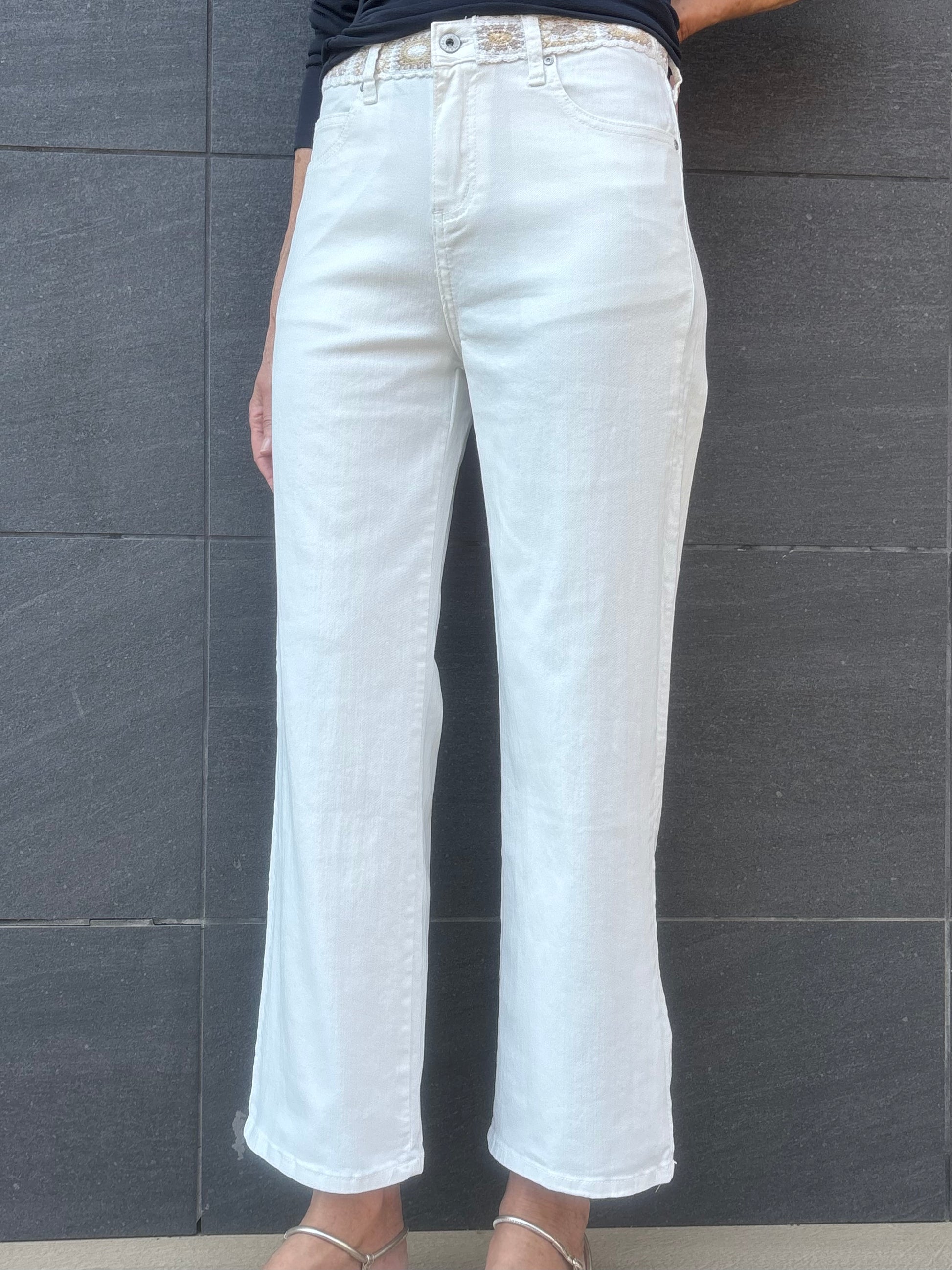 Jeans blanco NOA -TP2605 - elisabetolive