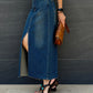 Falda larga vaquera KIRA-TO2301