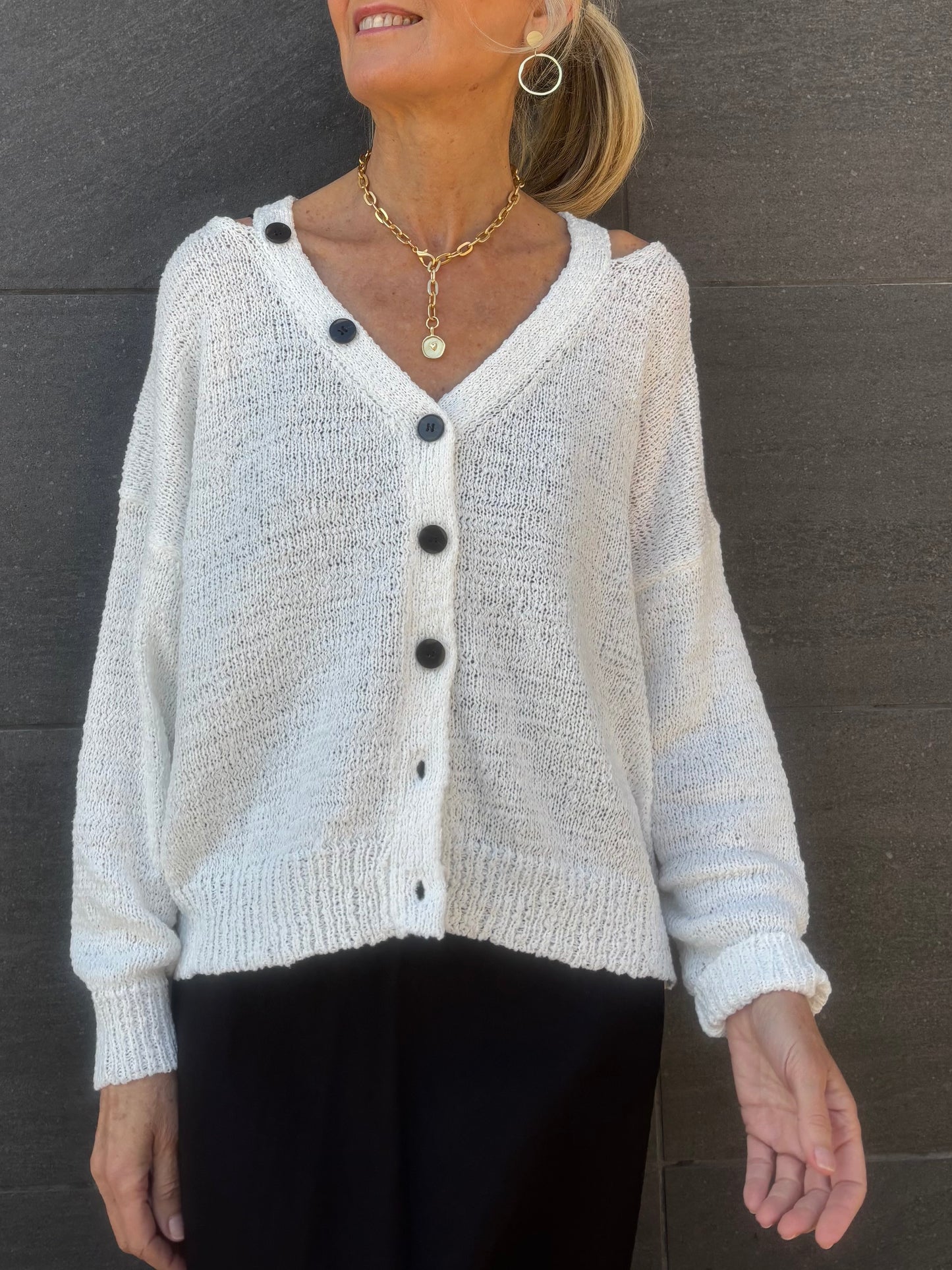 chaqueta de punto ROXANA -TP2608 - elisabetolive