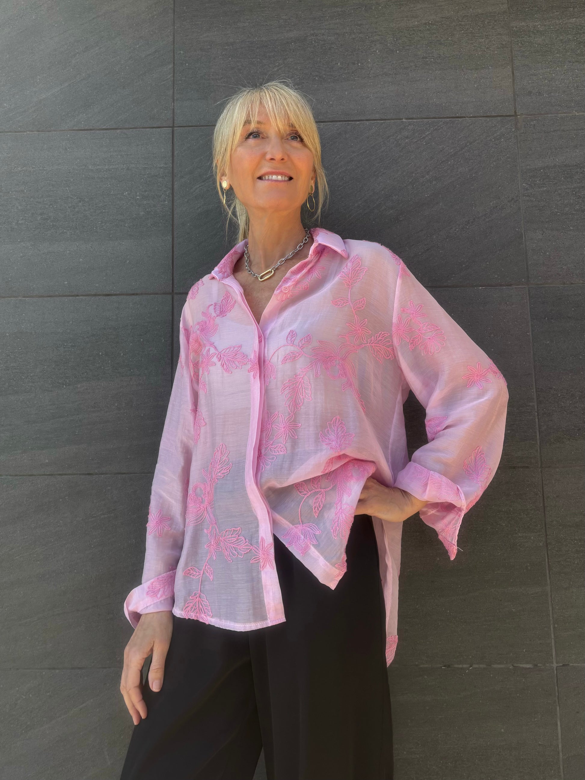 Camisa bordada TALIA -TP2605 - elisabetolive
