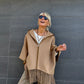 Poncho de flecos CAMILA