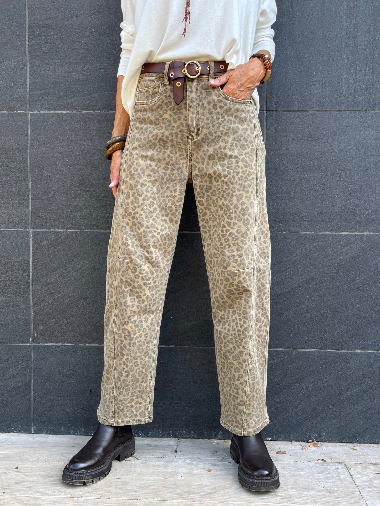 Jeans KIRA animal print