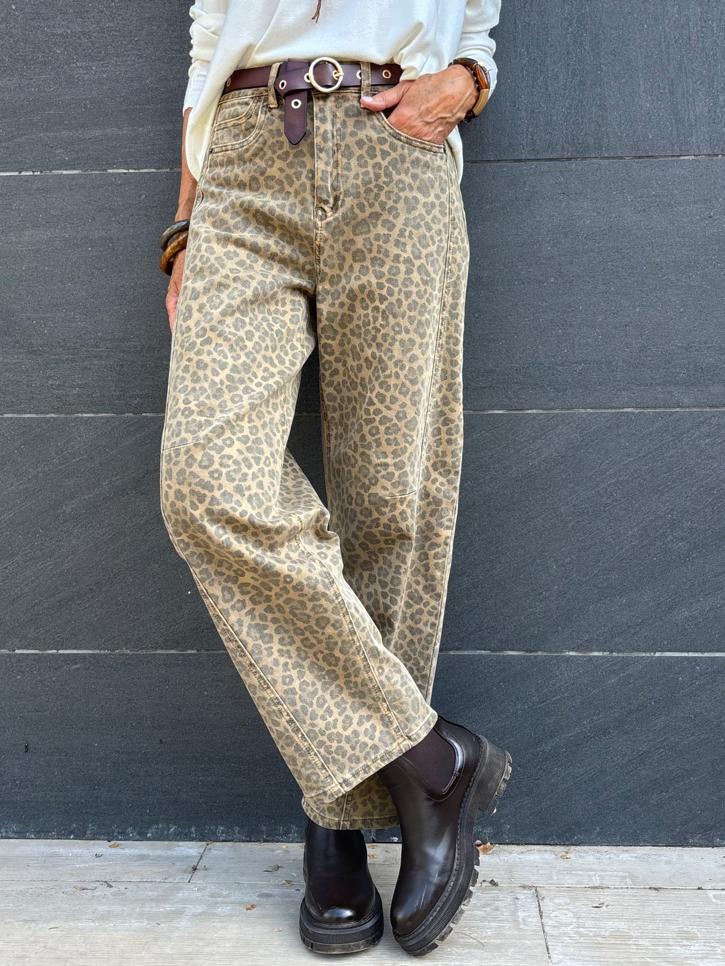 Jeans KIRA animal print