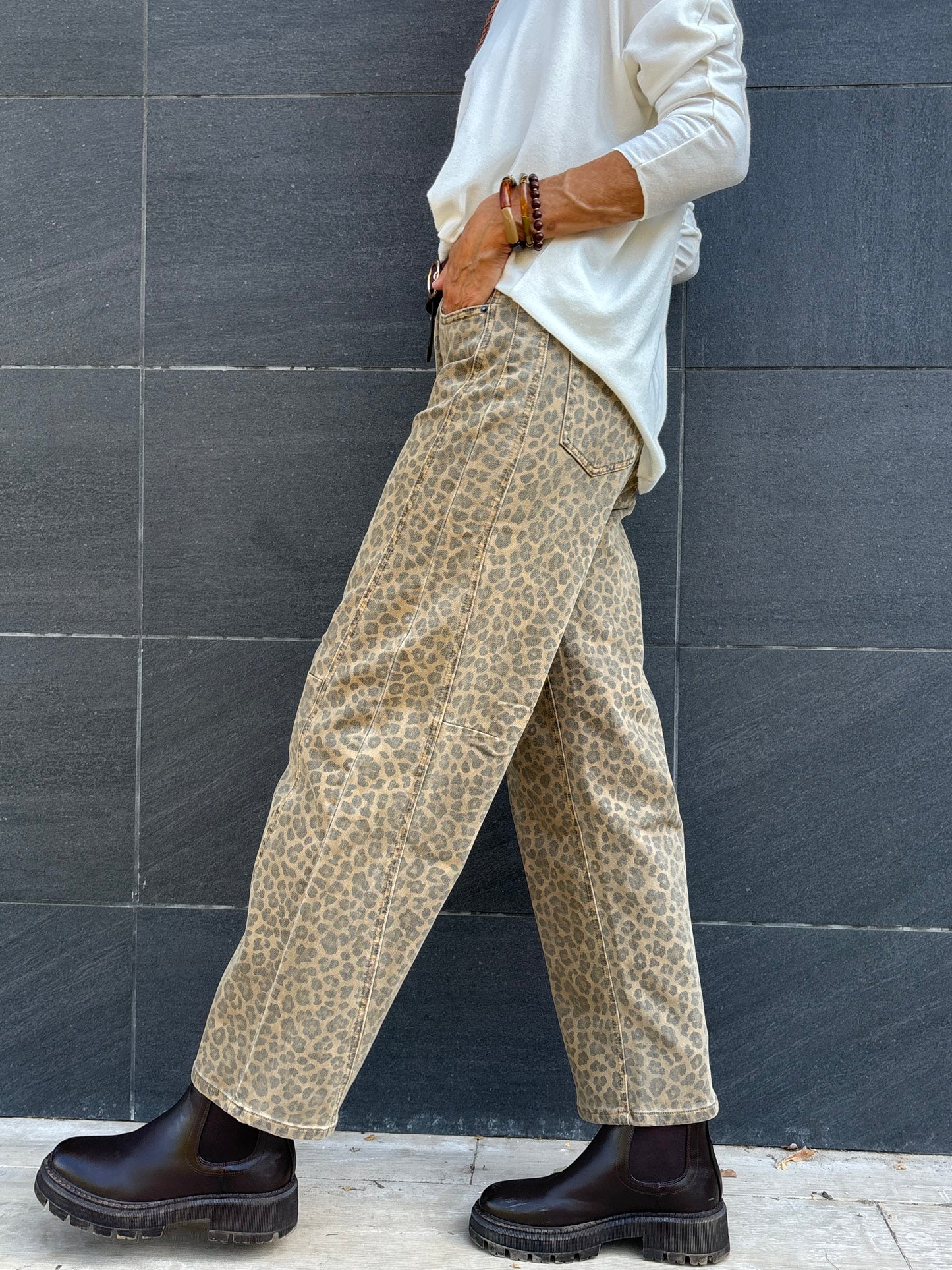 Jeans KIRA animal print