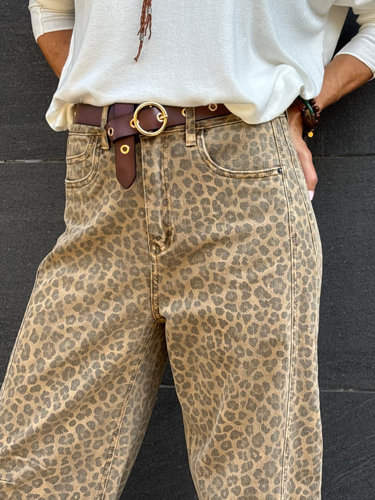 Jeans KIRA animal print