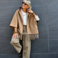 Poncho de flecos CAMILA
