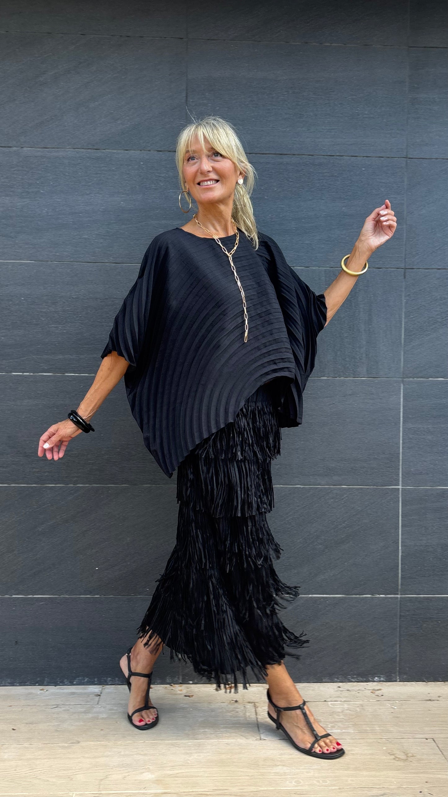 Blusa plisada LUMA