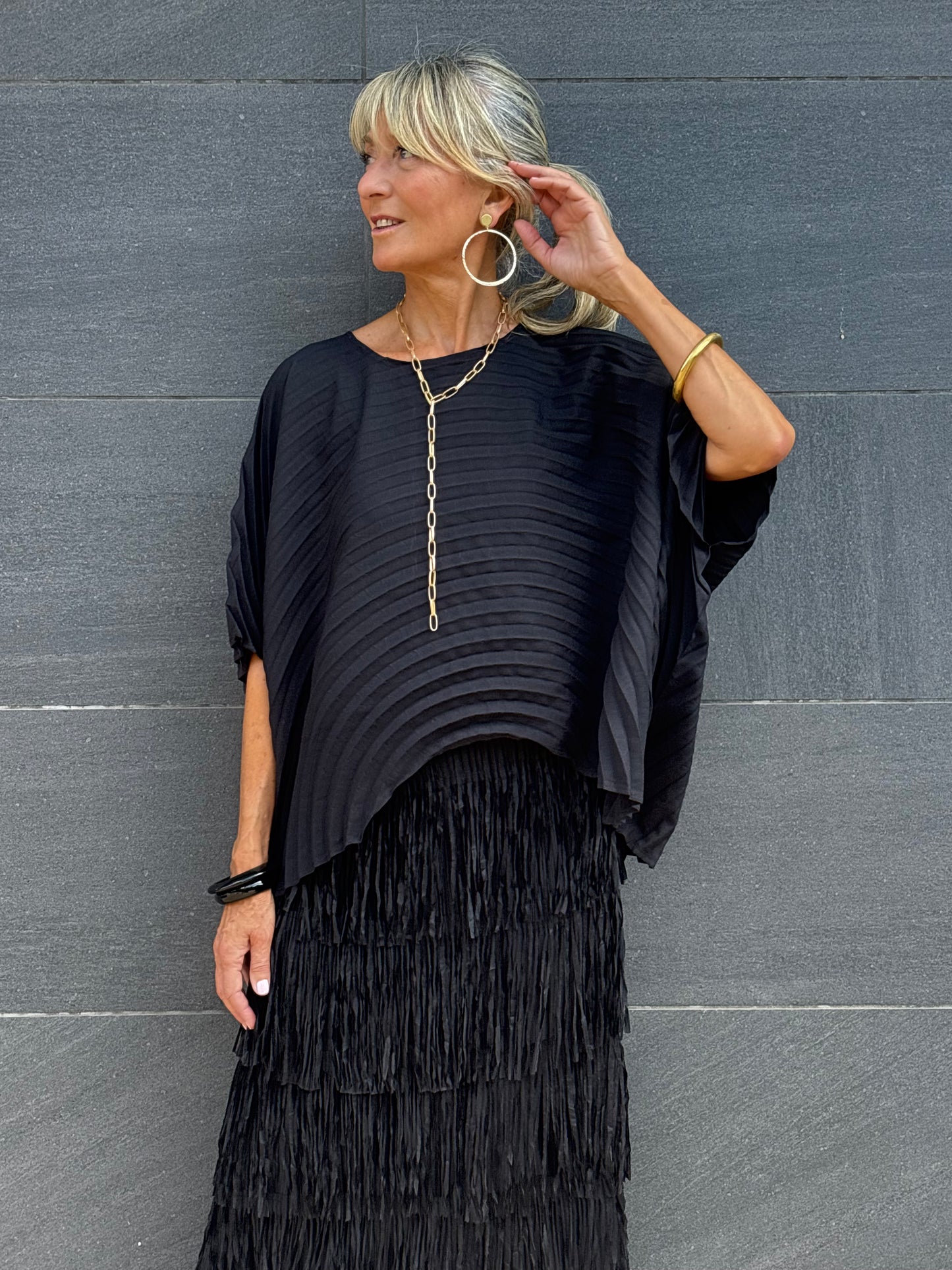 Blusa plisada LUMA