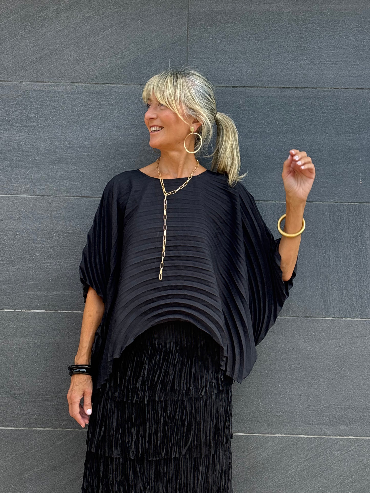 Blusa plisada LUMA