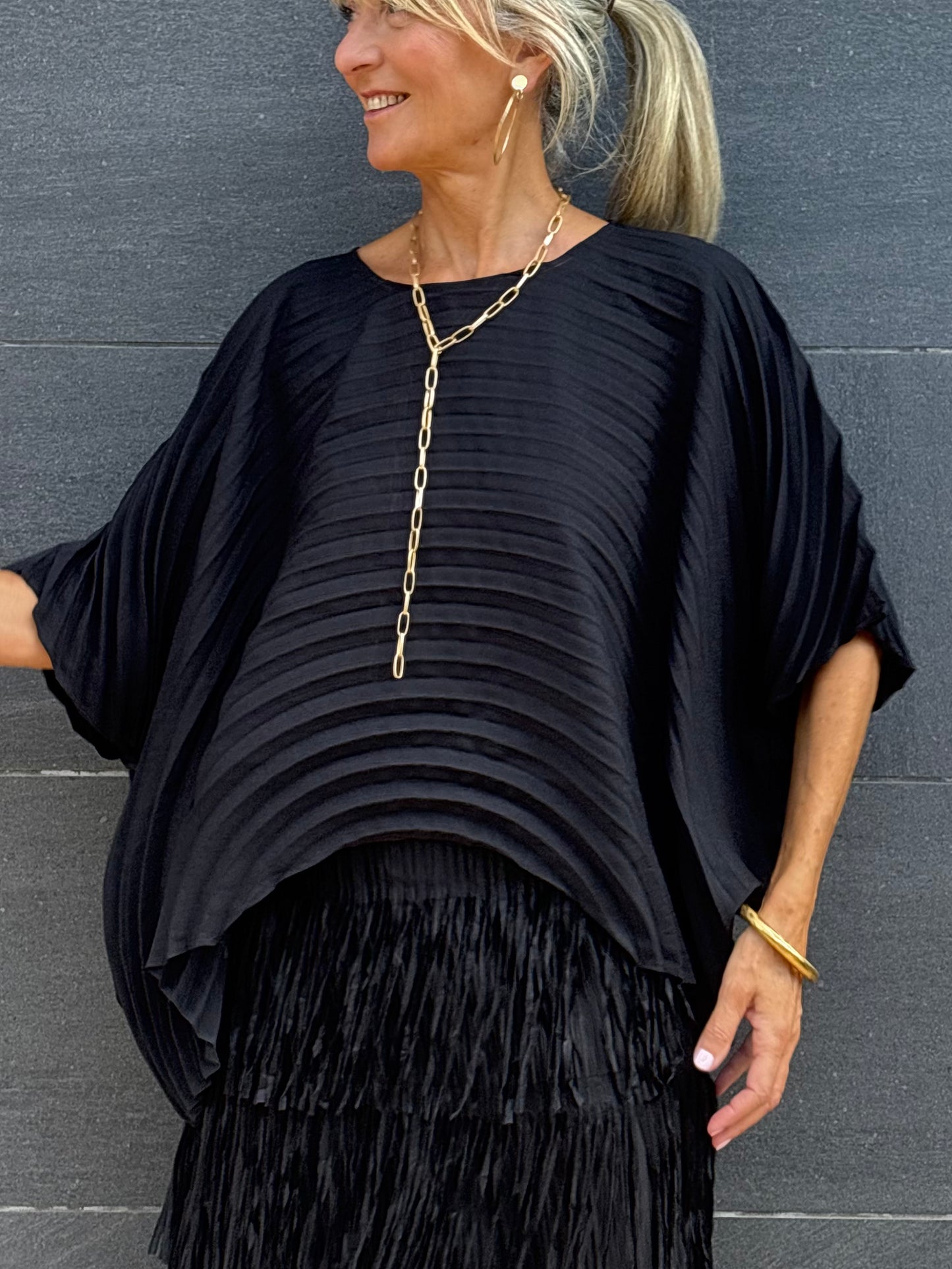Blusa plisada LUMA