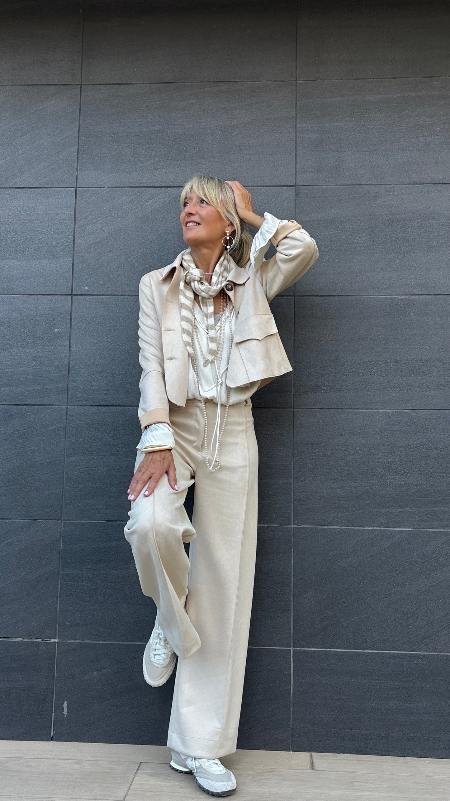 Chaqueta de antelina SUE