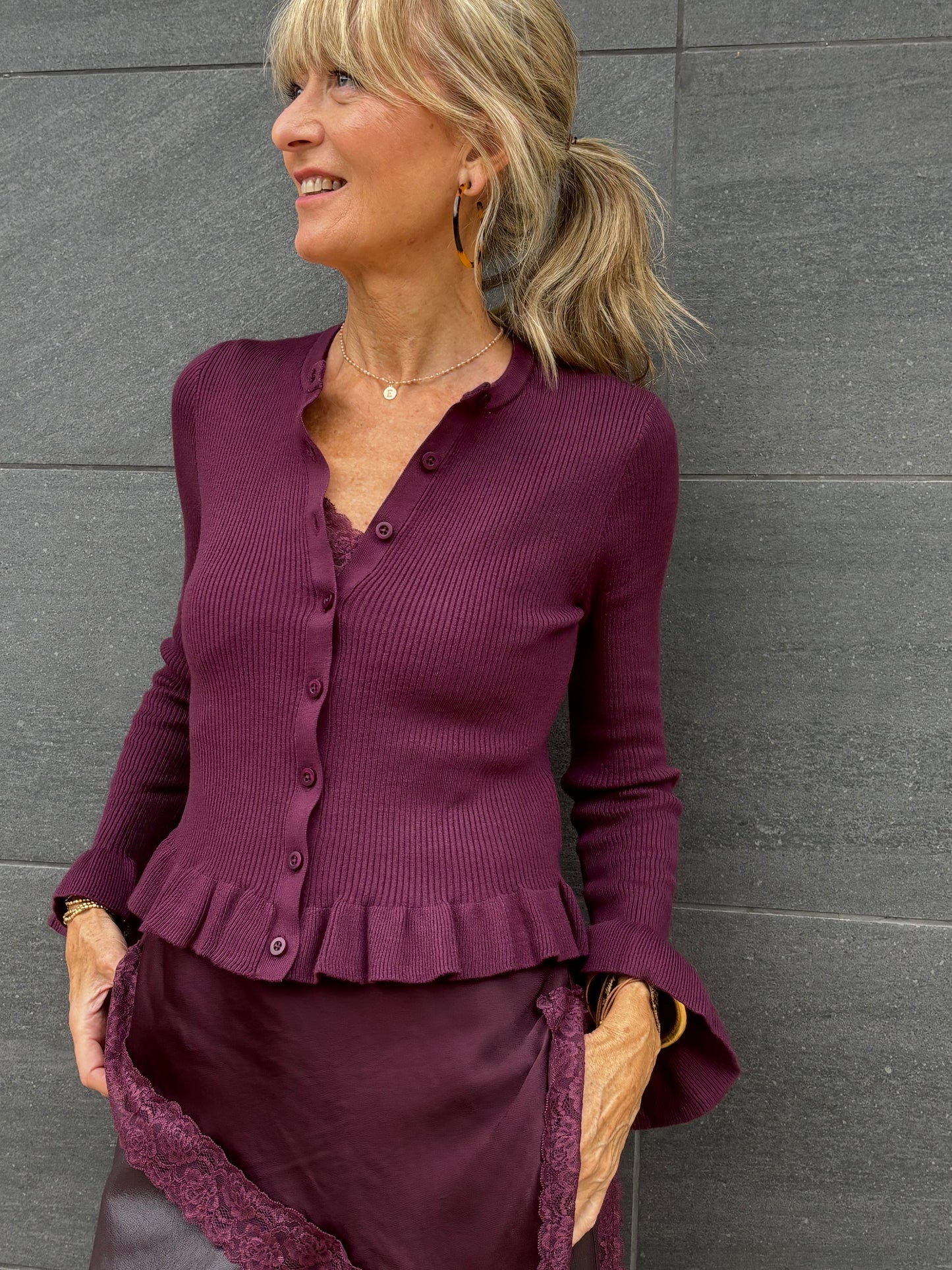 Chaqueta de punto ALIA