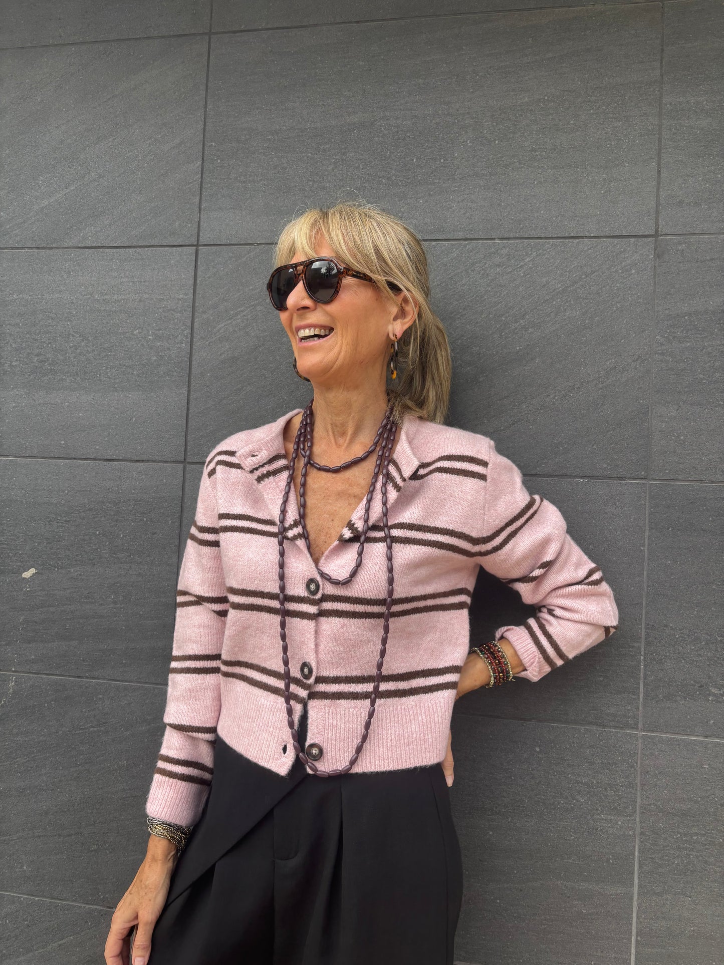 Chaqueta de punto ROSÉ