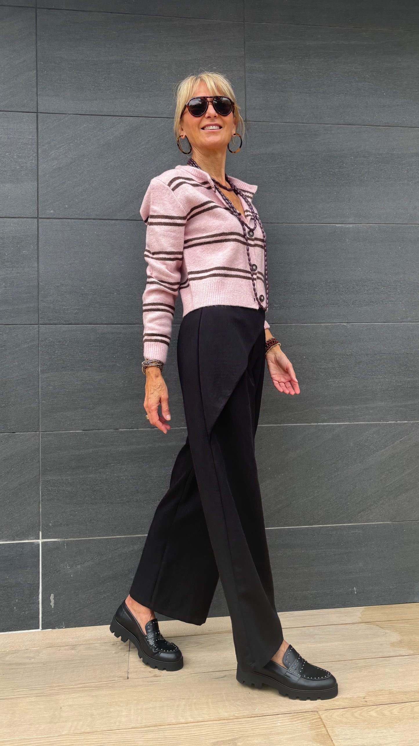 Chaqueta de punto ROSÉ