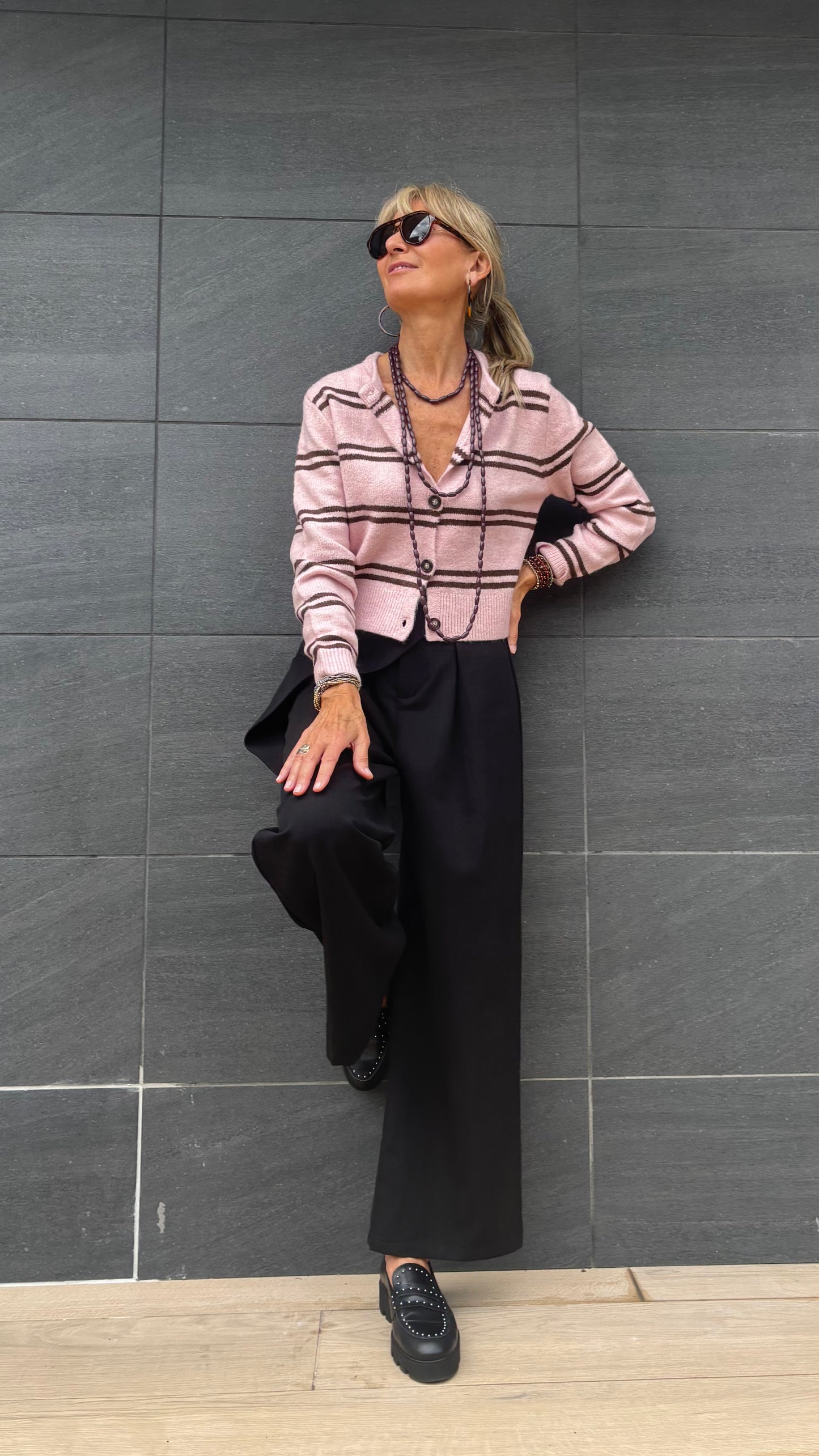 Chaqueta de punto ROSÉ