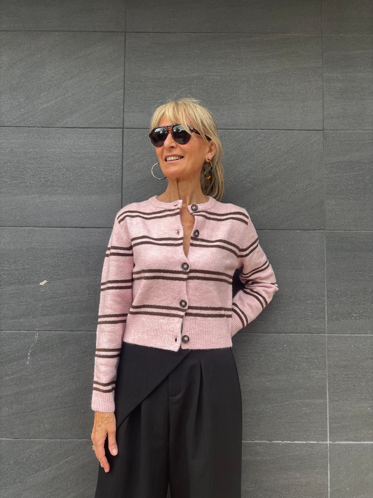 Chaqueta de punto ROSÉ