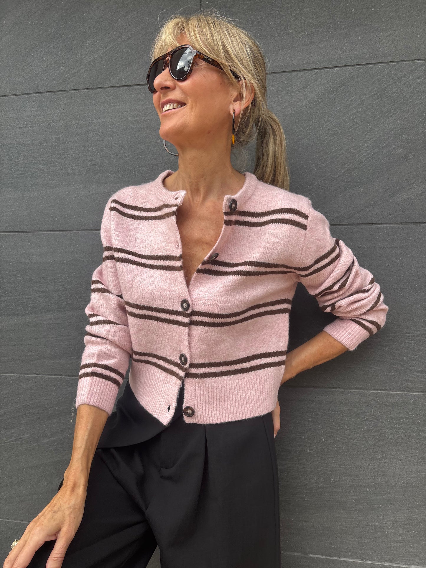 Chaqueta de punto ROSÉ